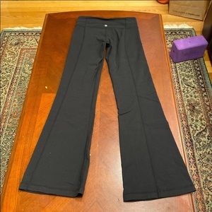 Lululemon boot cut leggings.